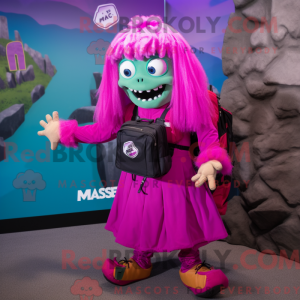 Disfraz de mascota Magenta...