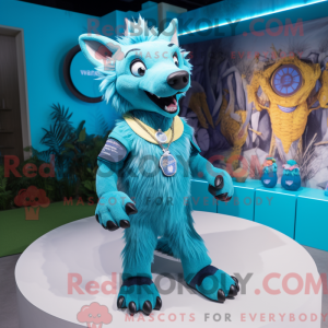 Costume mascotte de Hyène...
