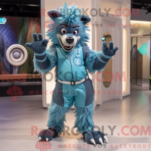 Postava maskota Cyan Hyena...