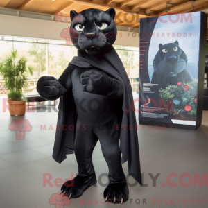 Máscara preta da Puma usada...