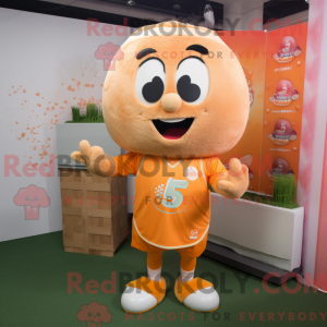 Postava maskota Peach Fried...