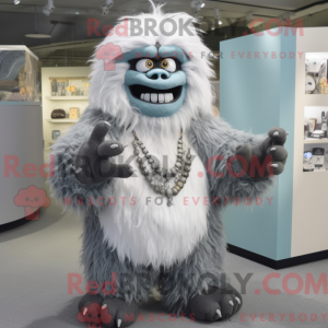 Costume mascotte de yéti...