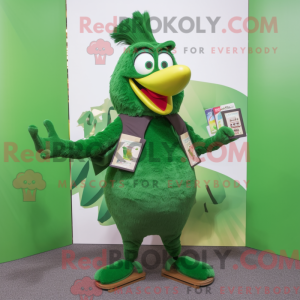 Skovgrønne høner maskot...