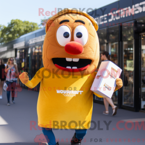 Guld Currywurst maskot...