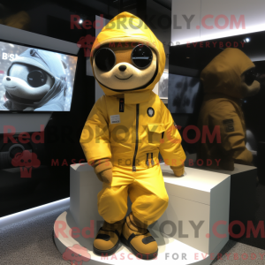 Disfraz de mascota Gold...
