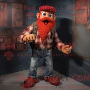 Maskottchenkostüm Roter...