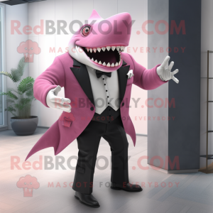 Pink Megalodon maskot...