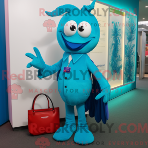 Turkis rejer Scampi maskot...
