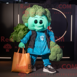 Turkis Broccoli maskot...