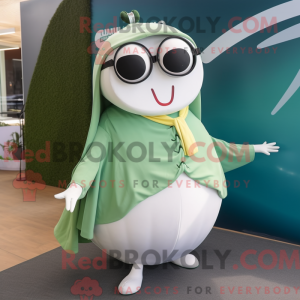 Olive Humpback Whale mascot...