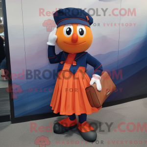 Granatowy oransje...