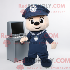 Navy Computer mascot...