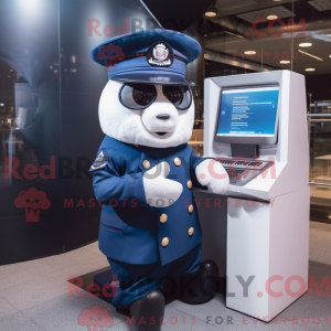 Navy Computer mascot...