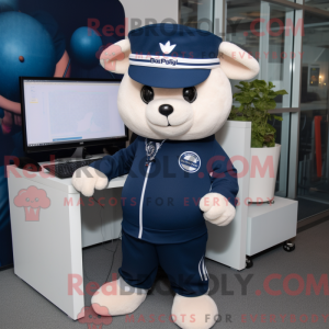 Navy Computer mascot...
