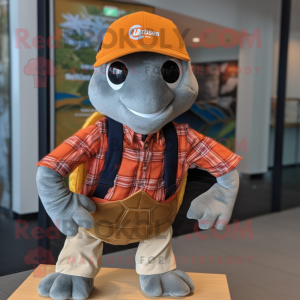 Rust Sea Turtle mascotte...