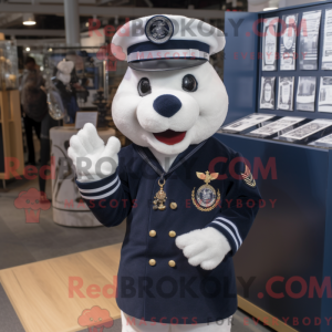 Navy But maskot kostume...