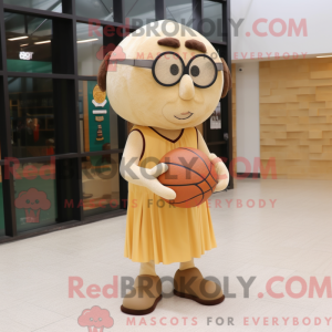 Beige Basketball Ball...