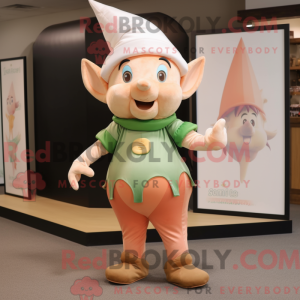 Peach Elf maskot kostume...