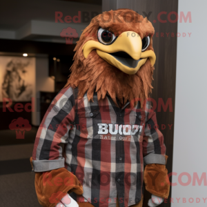 Rust Eagle maskotdraktfigur...