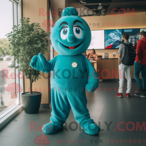 Disfraz de mascota Teal...