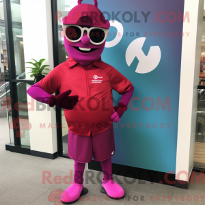 Magenta anheng maskot...