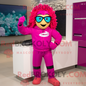 Magenta anheng maskot...