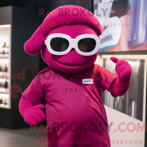 Magenta anheng maskot...