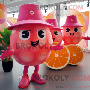 Magenta Grapefruit mascot...