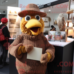 Brown Fried Chicken mascot...