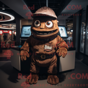 Brown Demon-mascottekostuum...