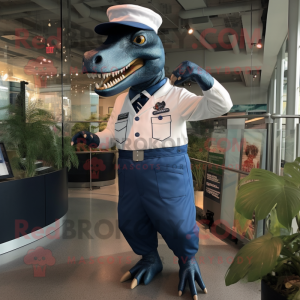 Navy Tyrannosaurus mascotte...