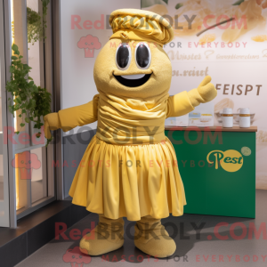 Maskottchenkostüm Gold...