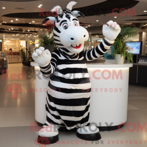 Disfraz de mascota cebra...