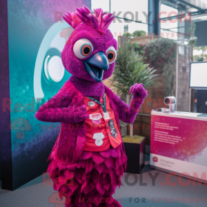 Maskotka Magenta Peacock...