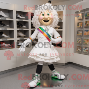 Weißes Maskottchenkostüm...