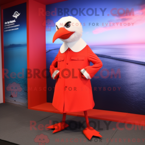 Red Gull maskot kostyme...