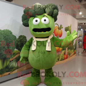 Oliven Broccoli maskot...