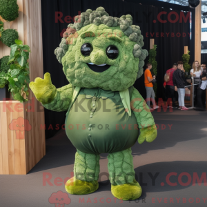 Oliven Broccoli maskot...