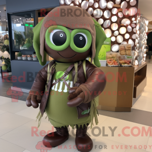 Maskottchenkostüm Olive...