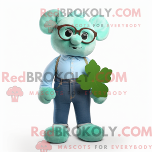 Cyan Four Leaf Clover...