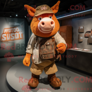 Rust Sow Maskottchen Kostüm...