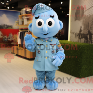 Cyan American Soldier...