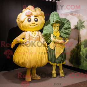 Gold Cabbage maskot...