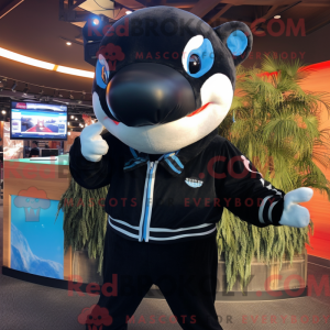 Navy Killer Whale maskot...