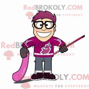 Magenta Ice Hockey Stick...