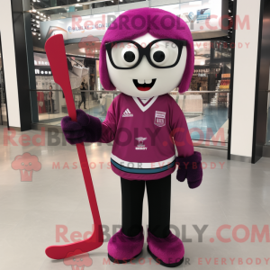Magenta Ice Hockey Stick...