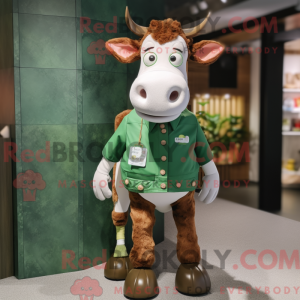 Forest Green Guernsey Cow...