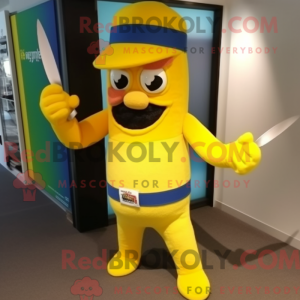 Costume mascotte de lanceur...