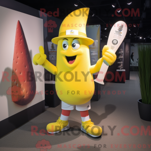 Yellow Knife Thrower mascot...
