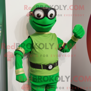 Maskottchenkostüm Grüne...